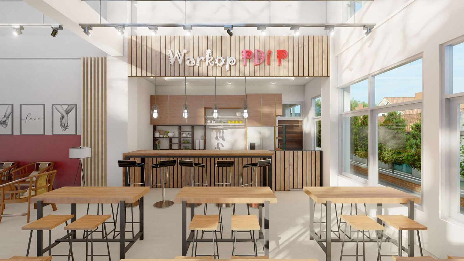 Perencanaan Interior Kantor PDIP DPC Pacitan - foto 4