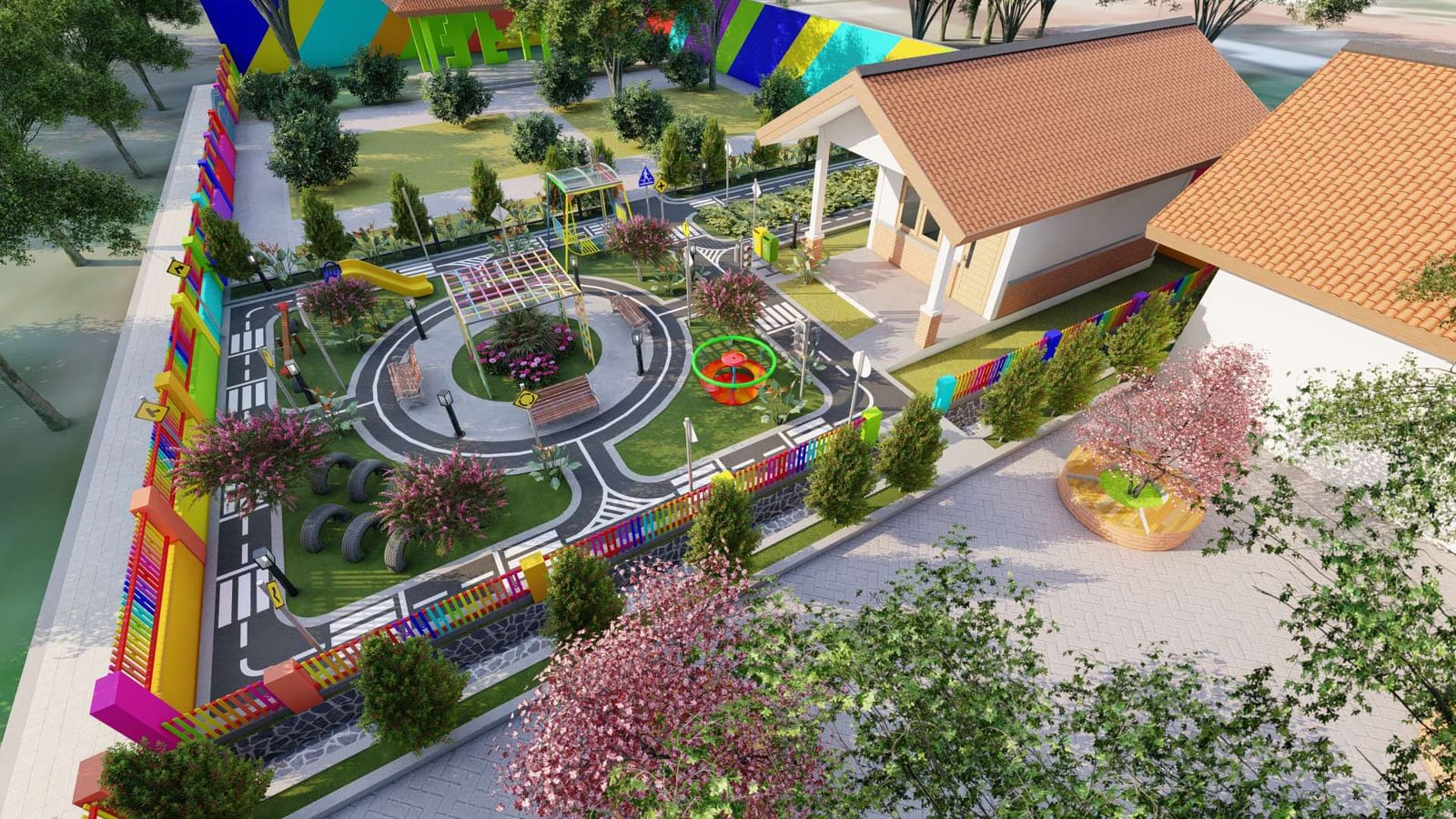 Area Bermain Luar TK DWP Setda Trenggalek - foto 3
